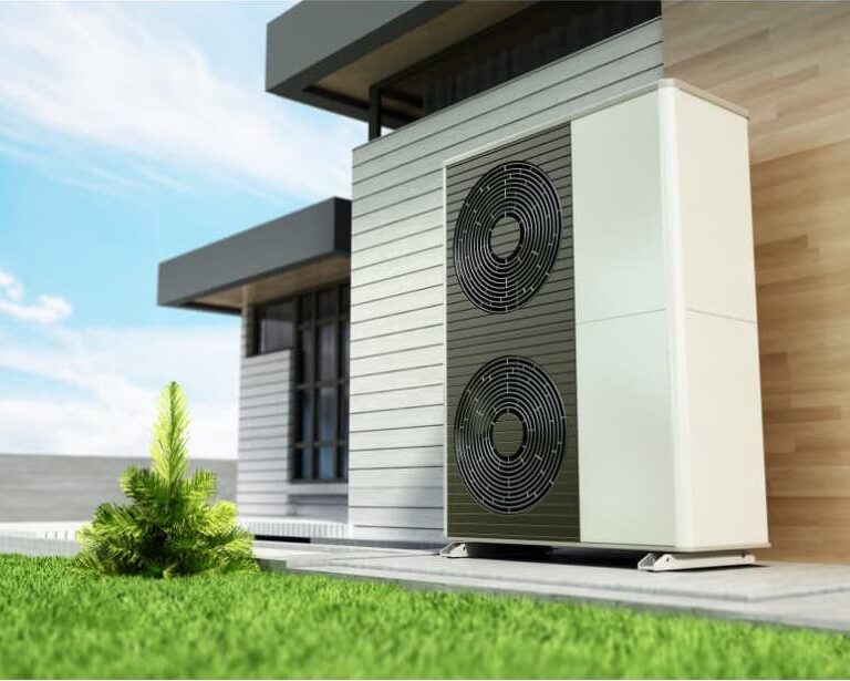 Ein Haus mit Photovoltaik und Wärmepumpe für nachhaltige Energie: Photovoltaik mit Wärmepumpe.
